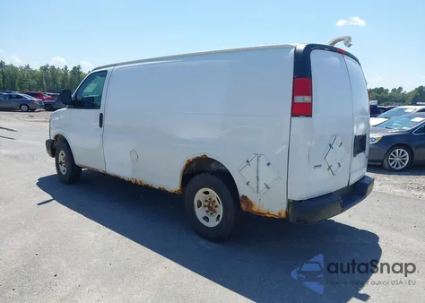 2010 GMC Savana 2500 Work Van из США, поврежденный, VIN 1GTZGFBA5A1162181